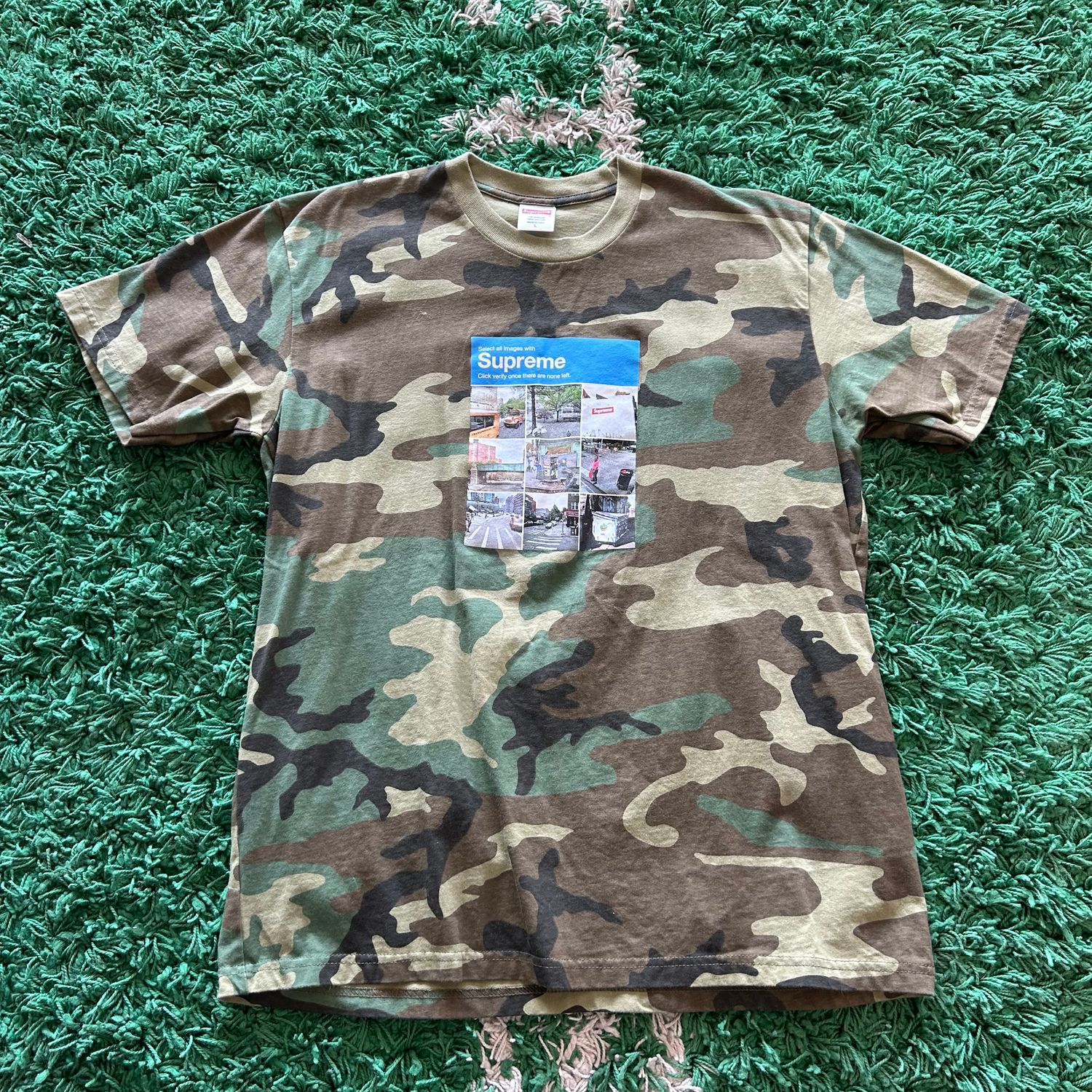 PO SUPREME VERIFY TEE WOODLAND CAMO SIZE L