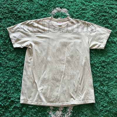 PO SUPREME UPSIDE DOWN TEE STONE SIZE L