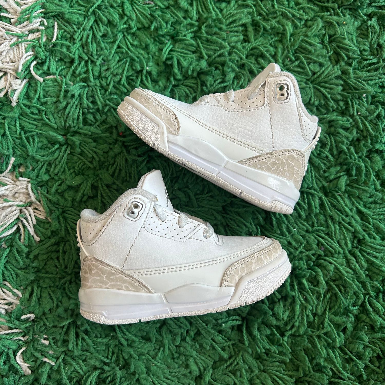 PO NB AIR JORDAN 3 RETRO PURE MONEY (2025) (TD) SX SIZE 5C