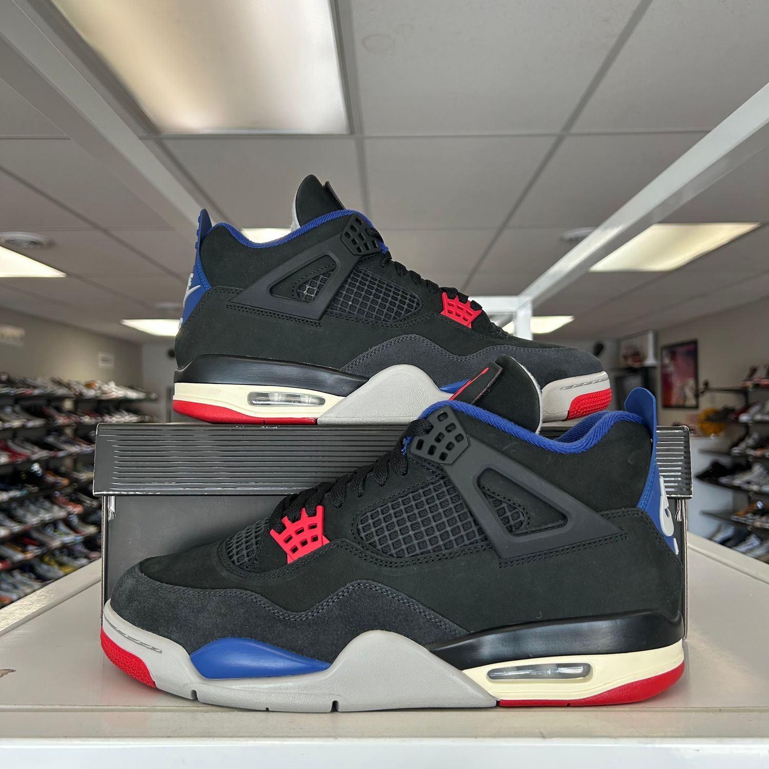 PO3 AIR JORDAN 4 RETRO RARE AIR (WHITE LETTERING) SIZE 10.5