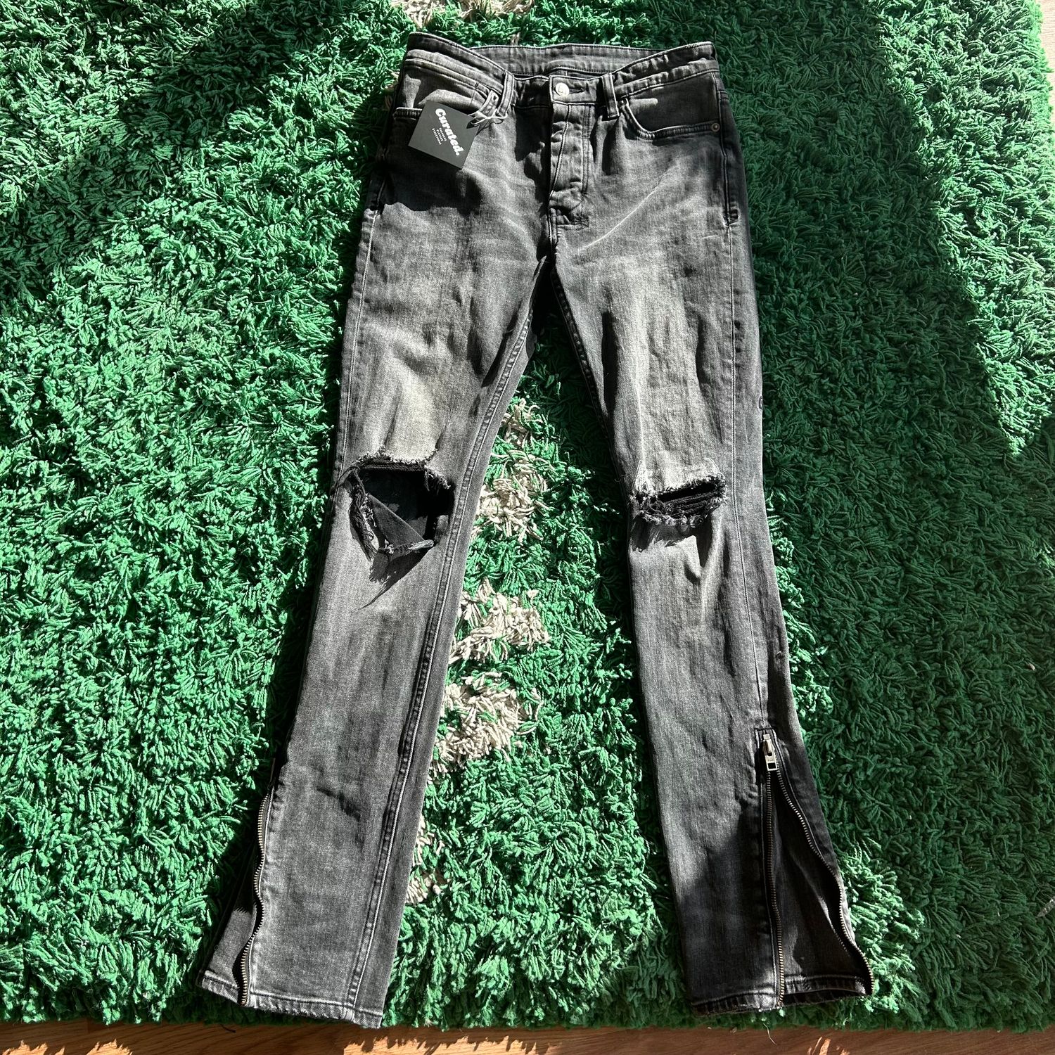 PO KSUBI DEMOCRAZY VAN WINKLE ELECTRIC CHAMBER SKINNY JEANS SIZE 29