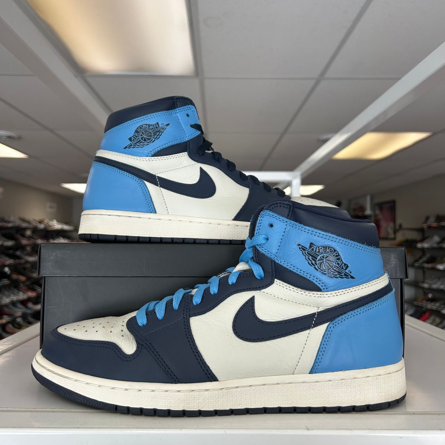 PO AIR JORDAN 1 RETRO HIGH OBSIDIAN SIZE 12.5