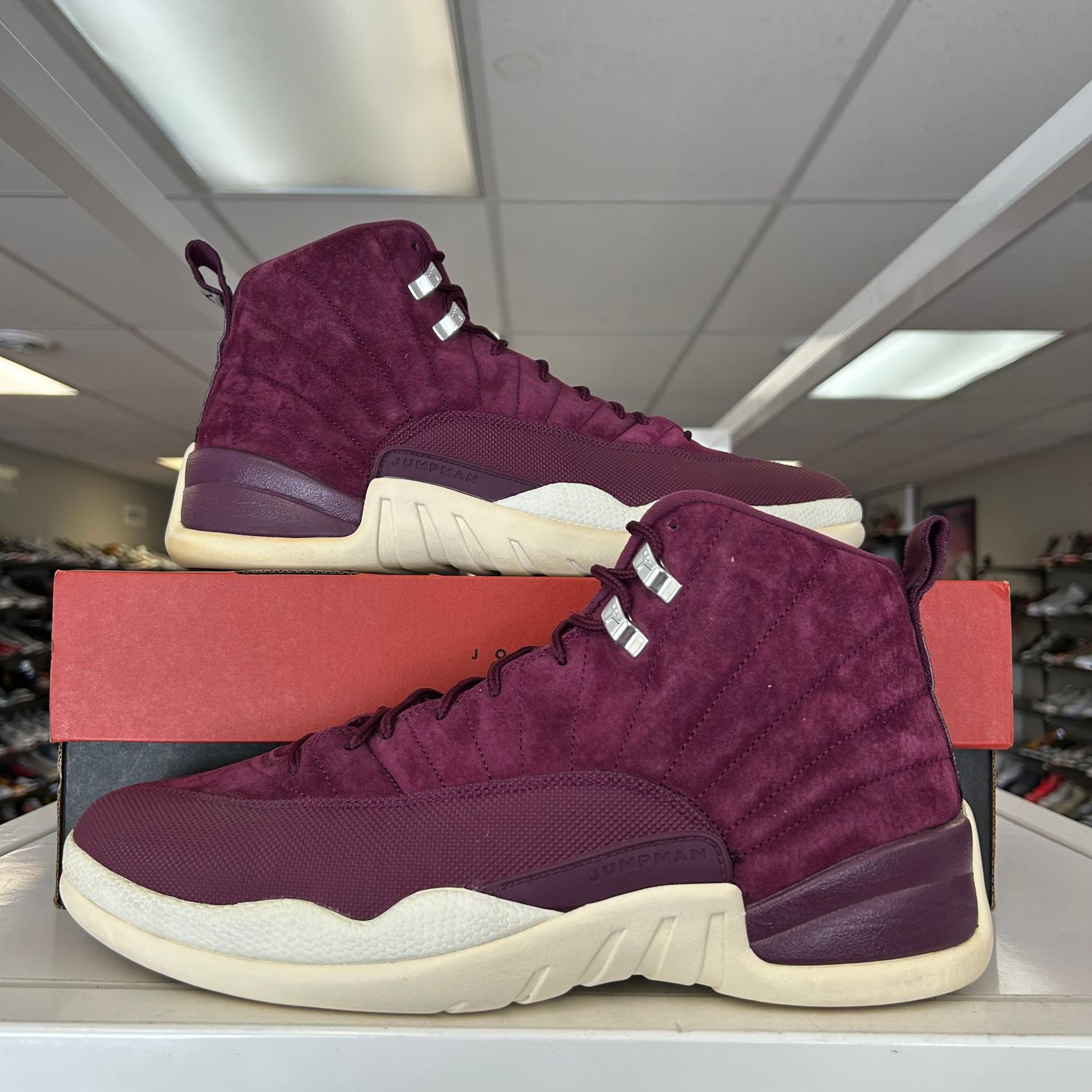 PO AIR JORDAN 12 RETRO BORDEAUX SIZE 12.5