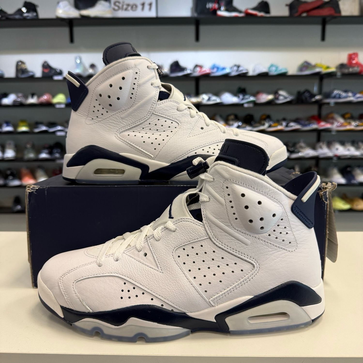 PO AIR JORDAN 6 MIDNIGHT NAVY SIZE 10