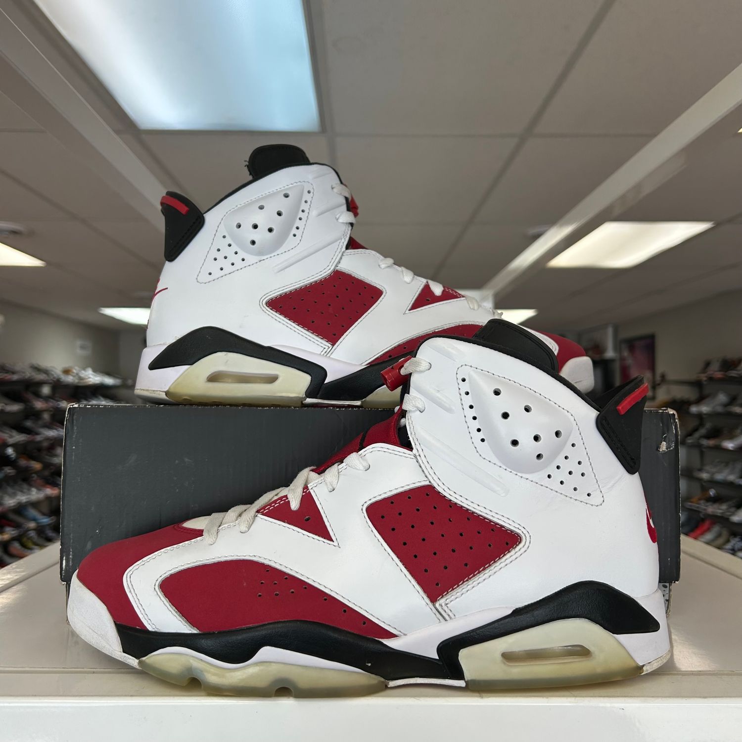PO2 AIR JORDAN 6 RETRO CARMINE (2021) SIZE 11