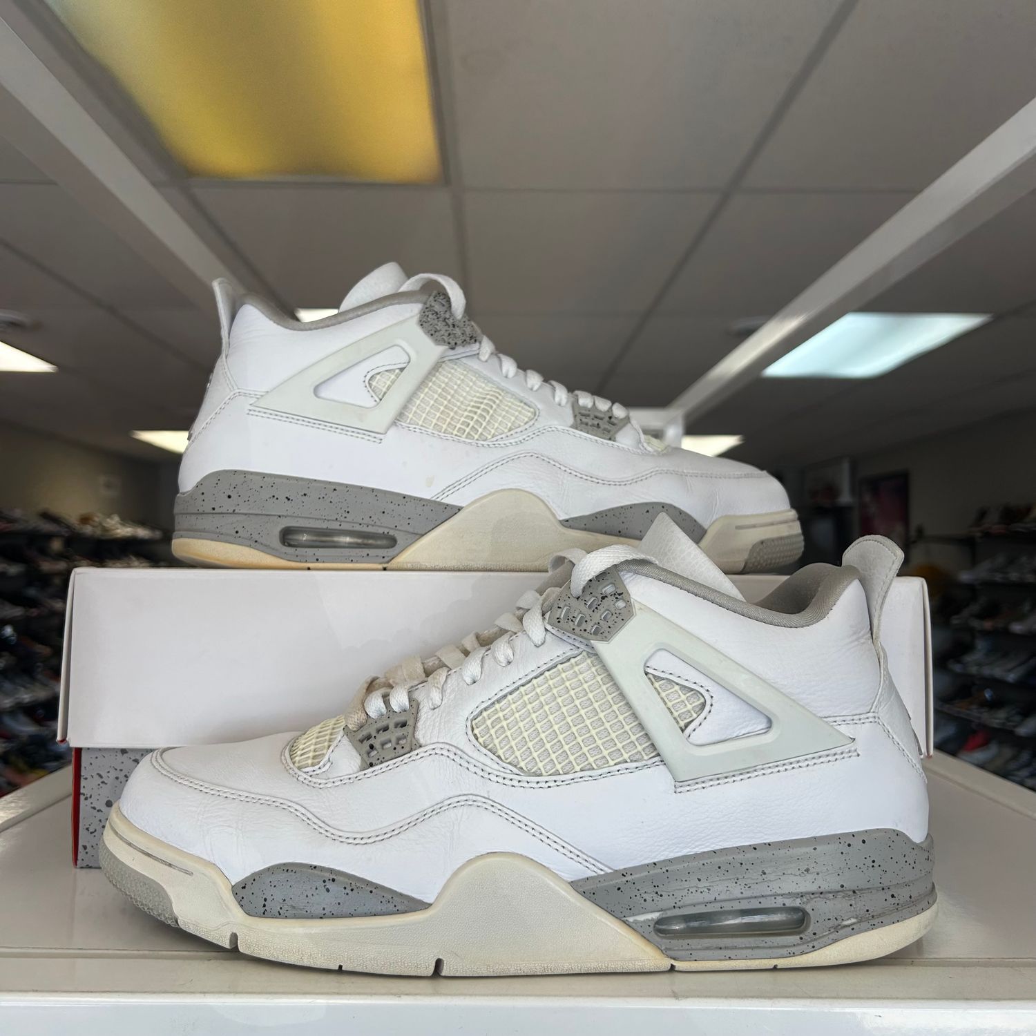 PO4 AIR JORDAN 4 WHITE OREO (2021) SIZE 12