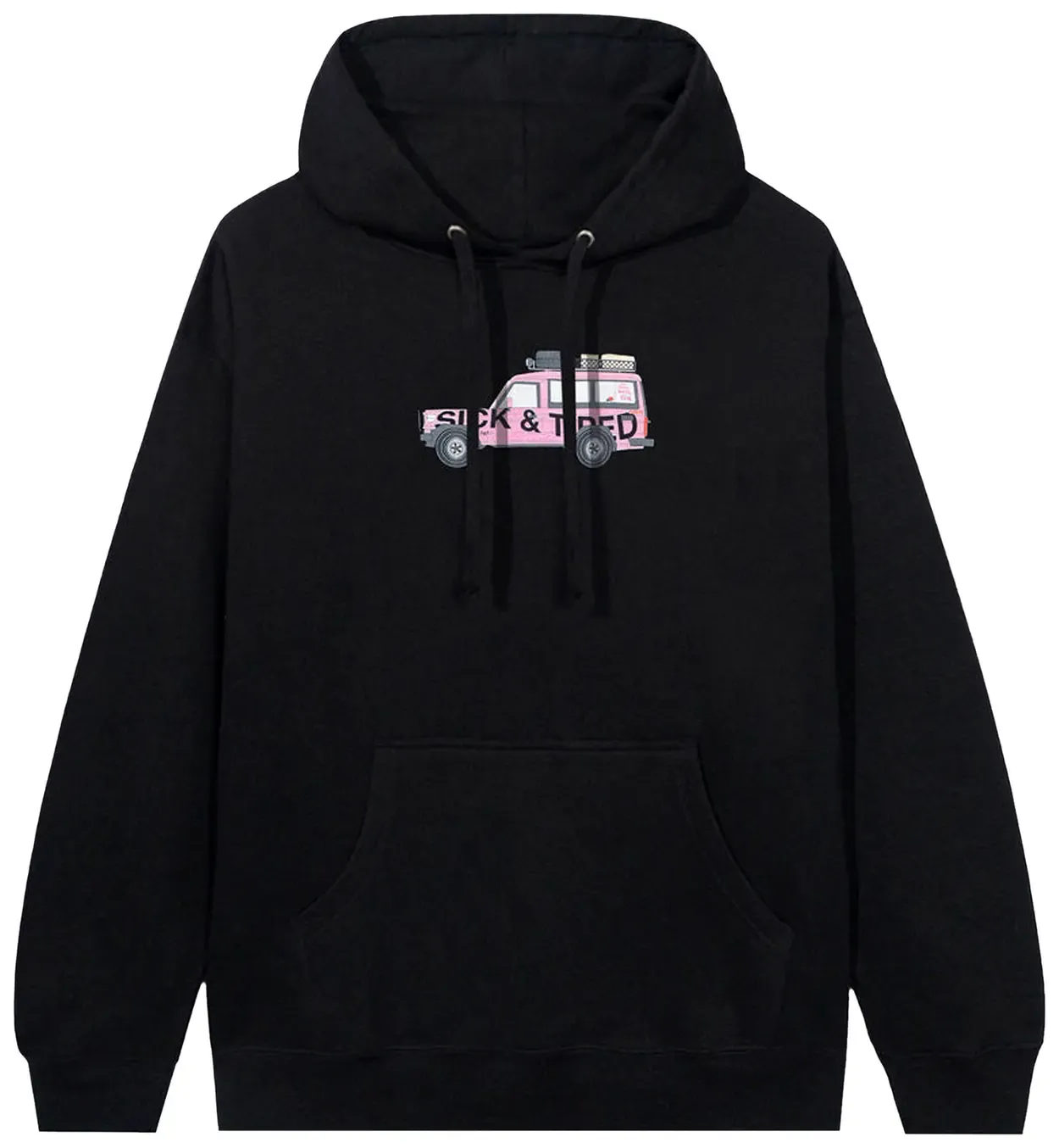 NEW ANTI SOCIAL SOCIAL CLUB EVERYONE IN LA HOODIE BLACK