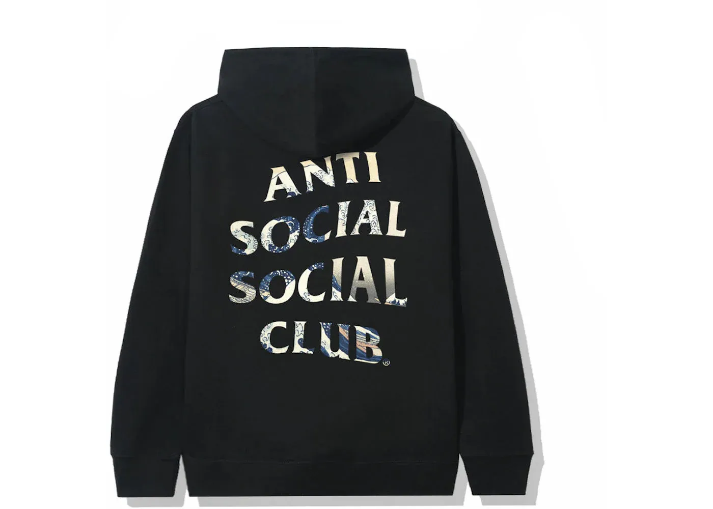 NEW ANTI SOCIAL SOCIAL CLUB (JAPAN) 4 CAR PILE UP TONKOTSU HOODIE BLACK