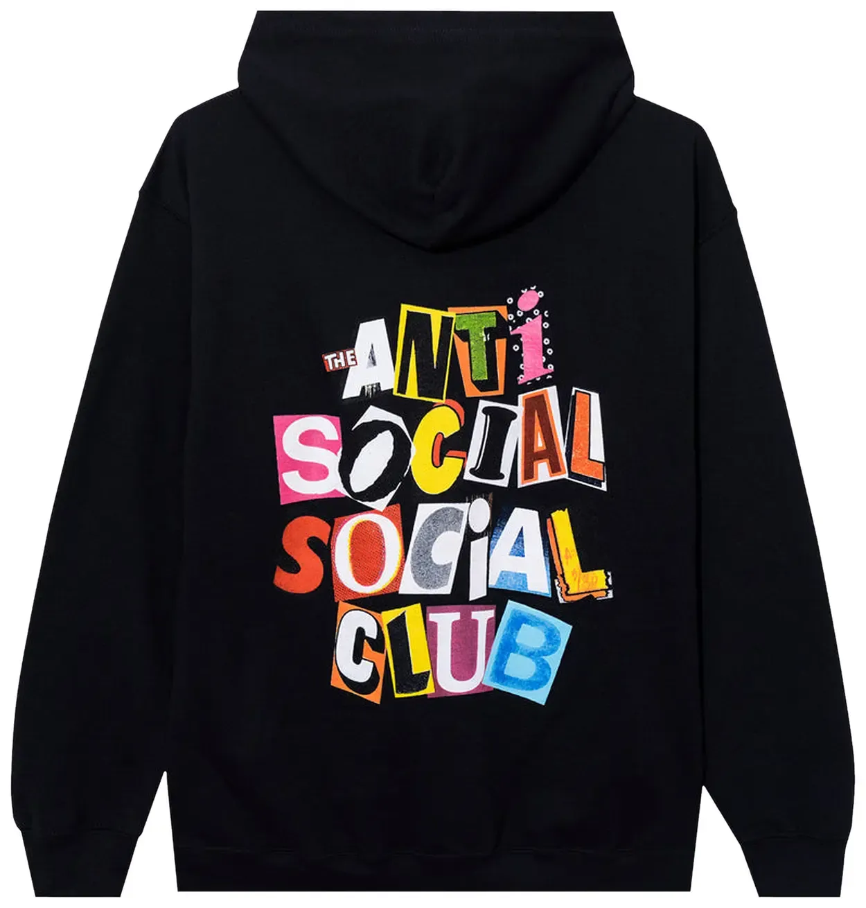 NEW ANTI SOCIAL SOCIAL CLUB TORN PAGES OF OUR STORY HOODIE BLACK