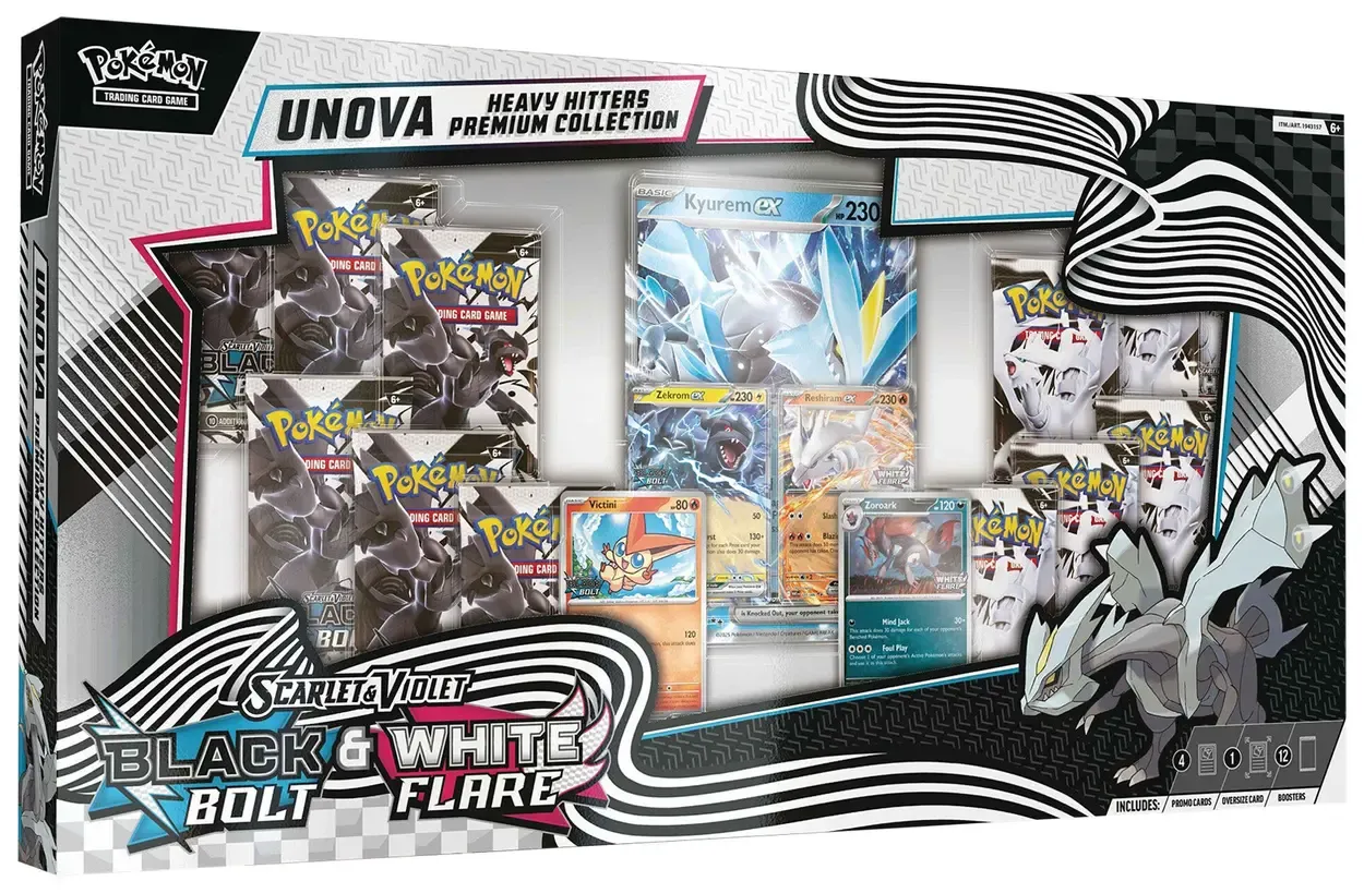 NEW POKEMON SV BB &amp; WF UNOVA HEAVY HITTERS PREMIUM COLLECTION
