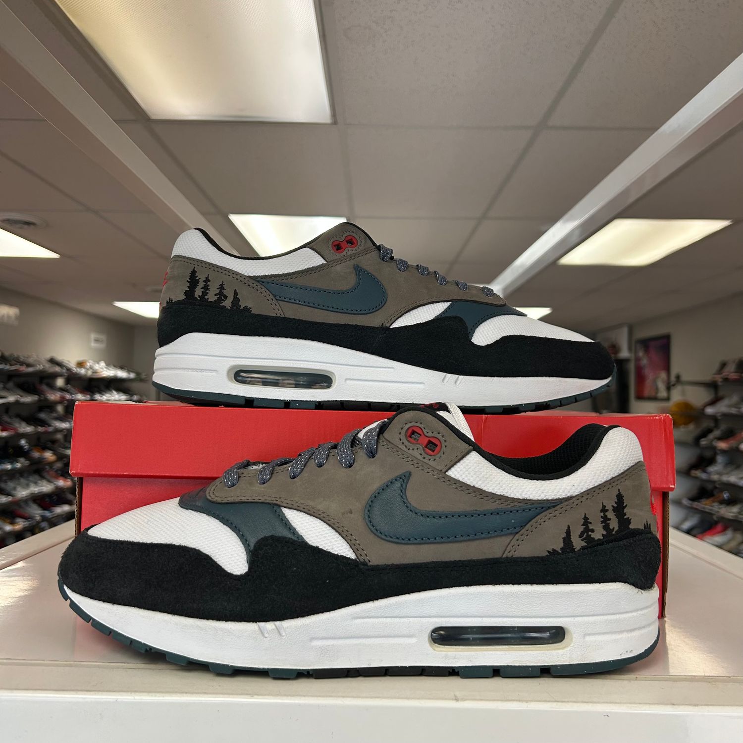 PO NIKE AIR MAX 1 PRM ESCAPE TREELINE SIZE 12