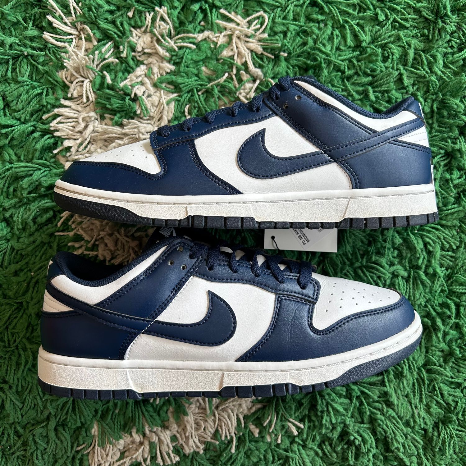 PO NB NIKE DUNK LOW WHITE MIDNIGHT NAVY SIZE 9.5