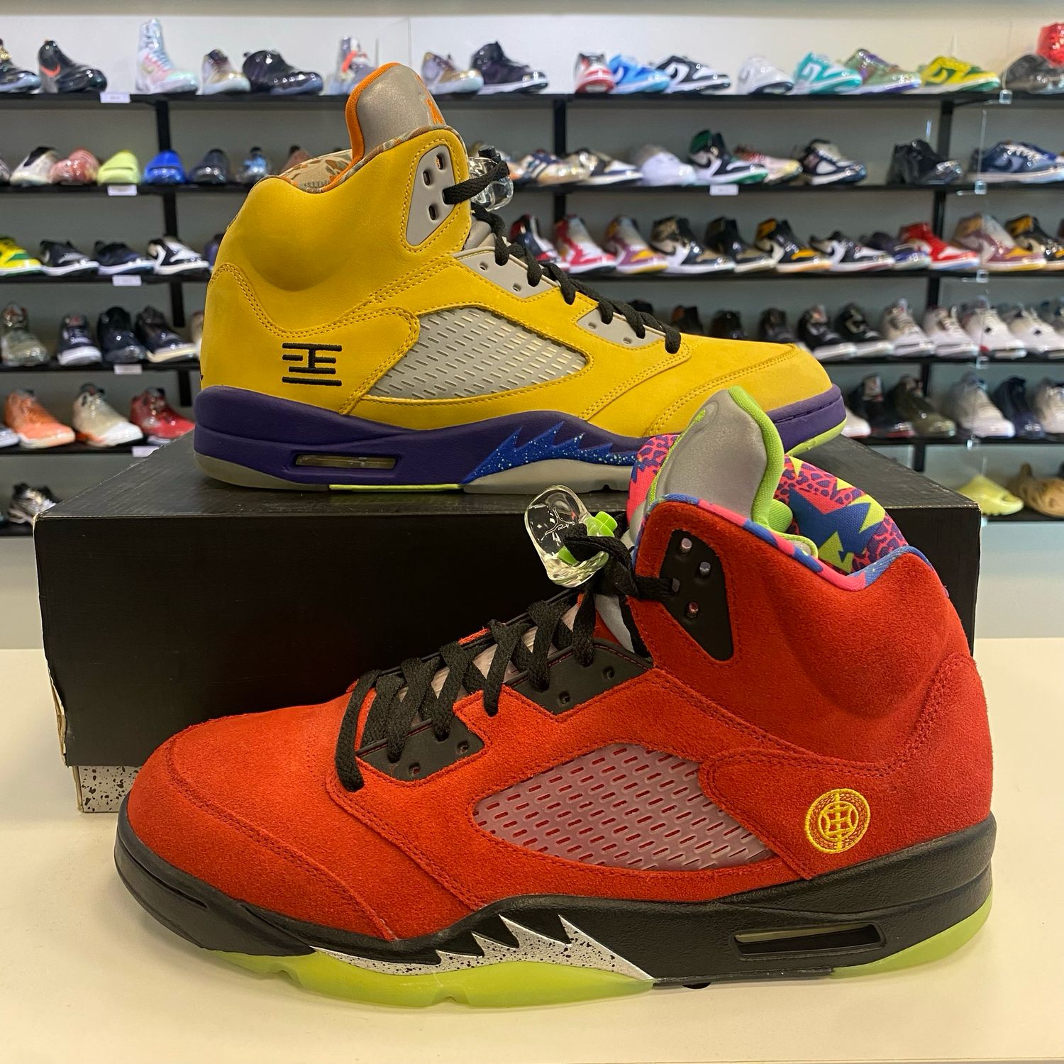 PO2 AIR JORDAN 5 WHAT THE SIZE 13