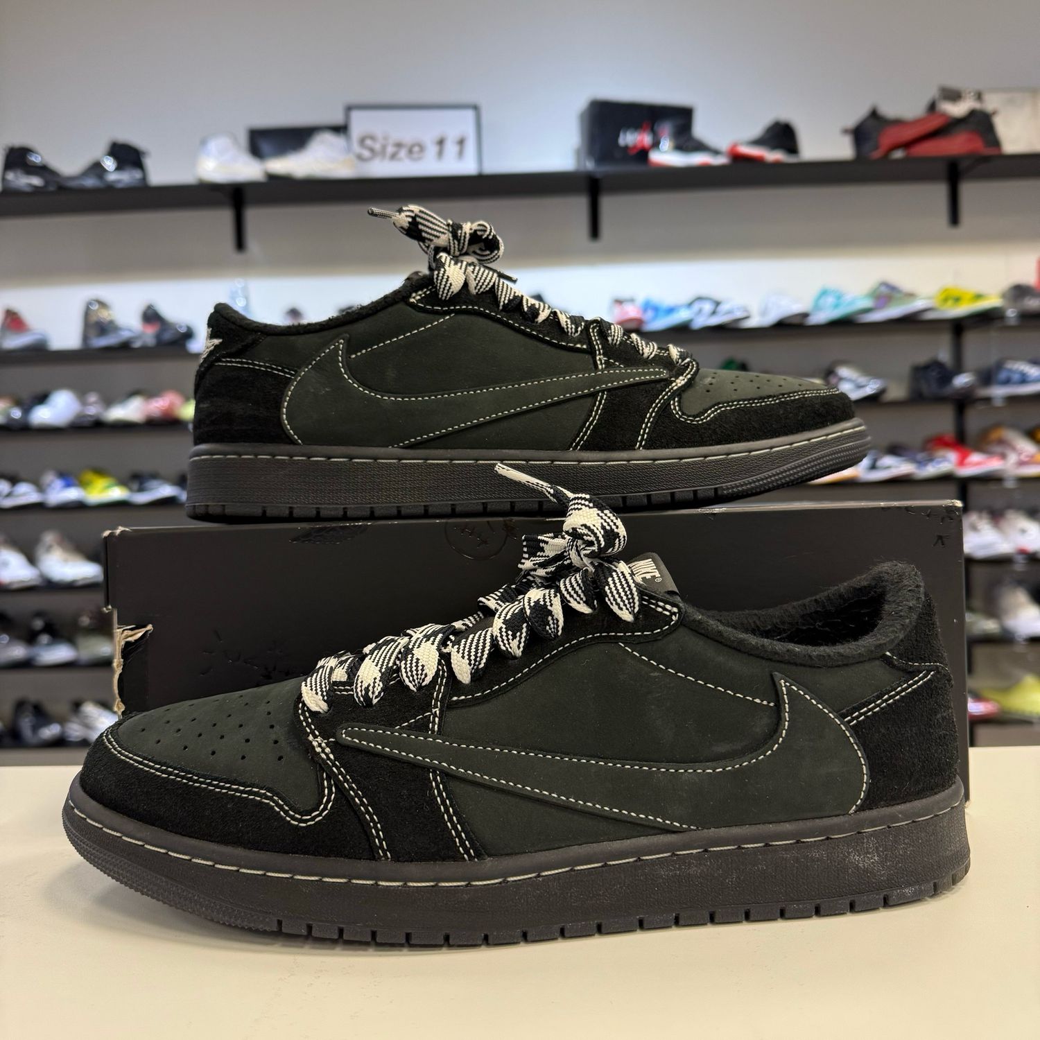PO AIR JORDAN 1 LOW TRAVIS PHANTOM SIZE 12 (NO BLACK LACES)