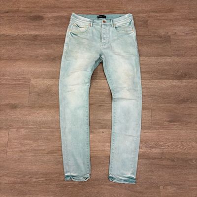 PO PURPLE JEANS P001 SLIM FADED TEAL SIZE 34