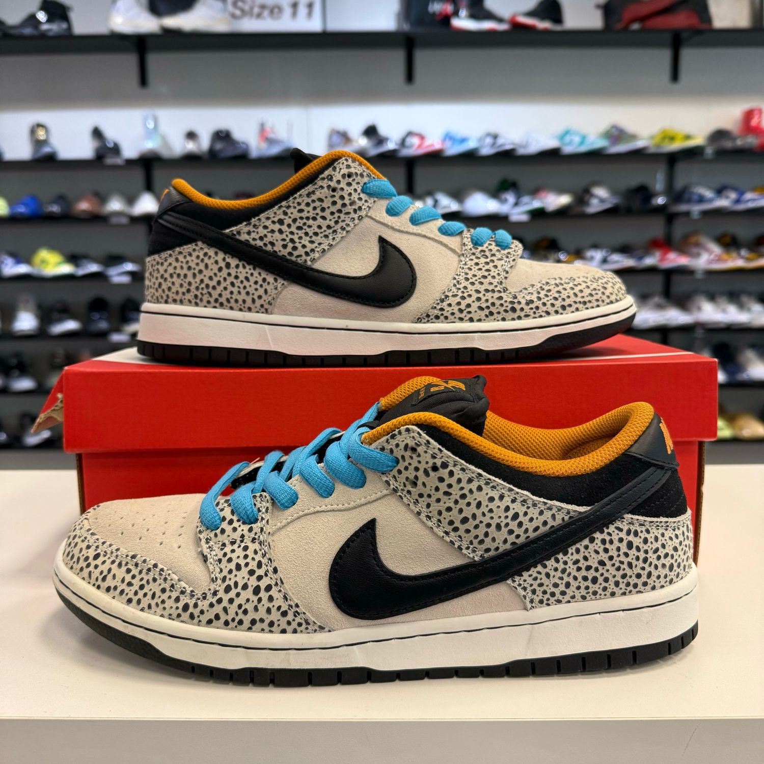 PO NB NIKE SB DUNK LOW ELECTRIC PACK OLYMPIC SAFARI SIZE 10