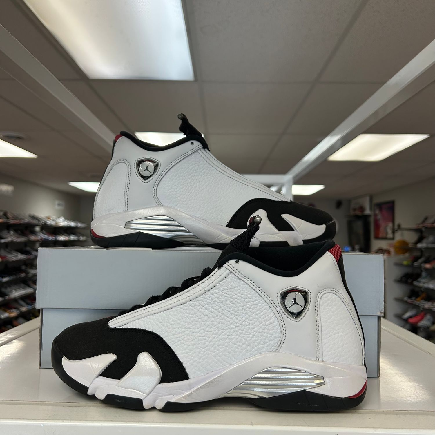 PO2 AIR JORDAN 14 RETRO BLACK TOE (2024)  SIZE 9