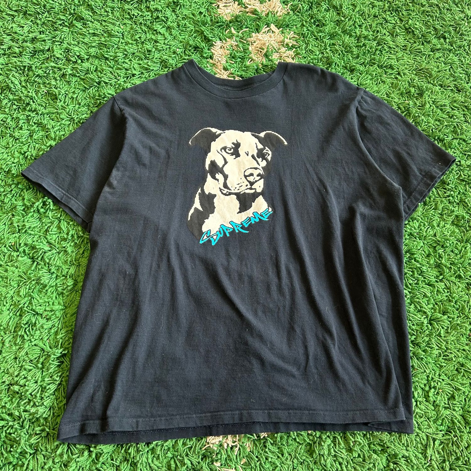 PO SUPREME PITBULL TEE NAVY SIZE L