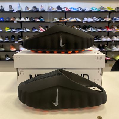 NEW NIKE MIND 001 SLIDE BLACK CHROME