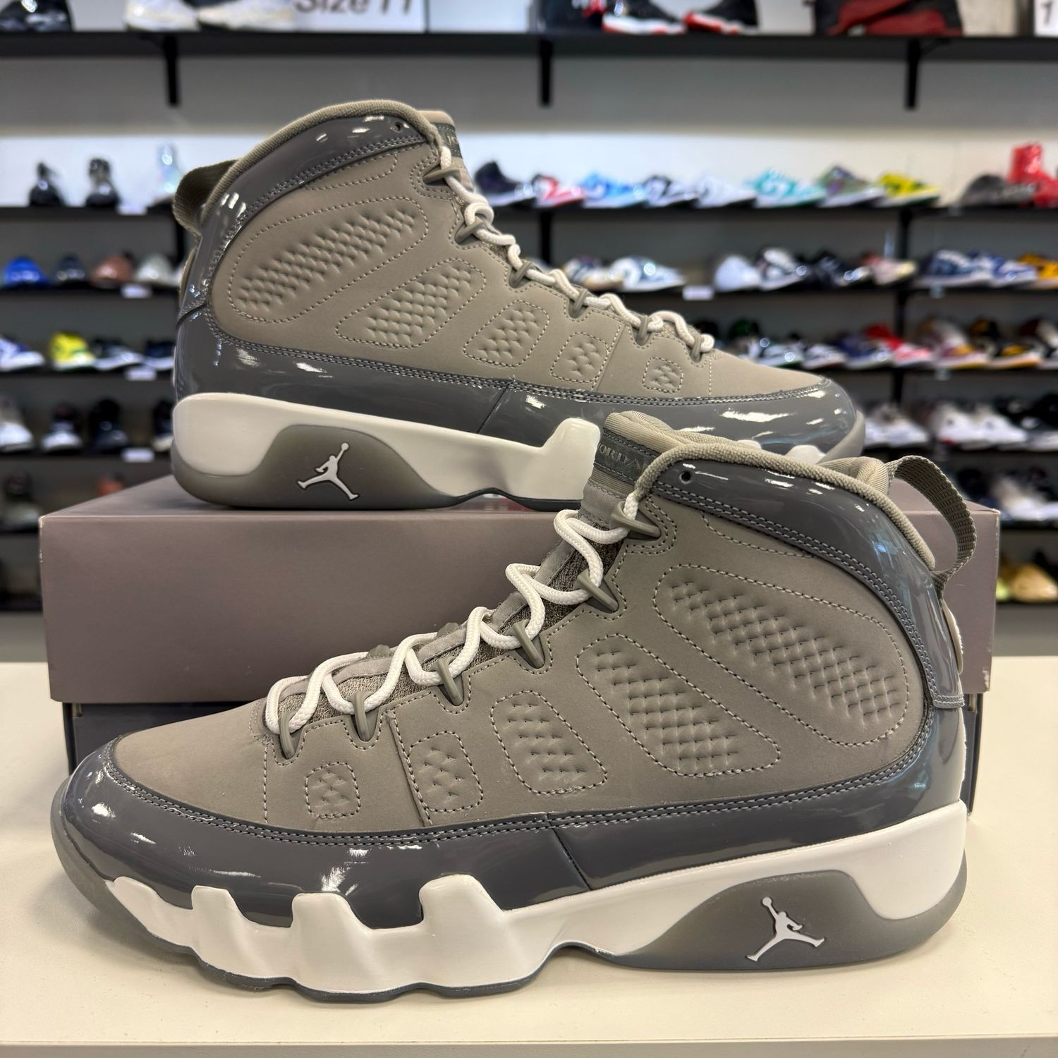 PO3 AIR JORDAN 9 RETRO COOL GREY (2025) SIZE 10.5
