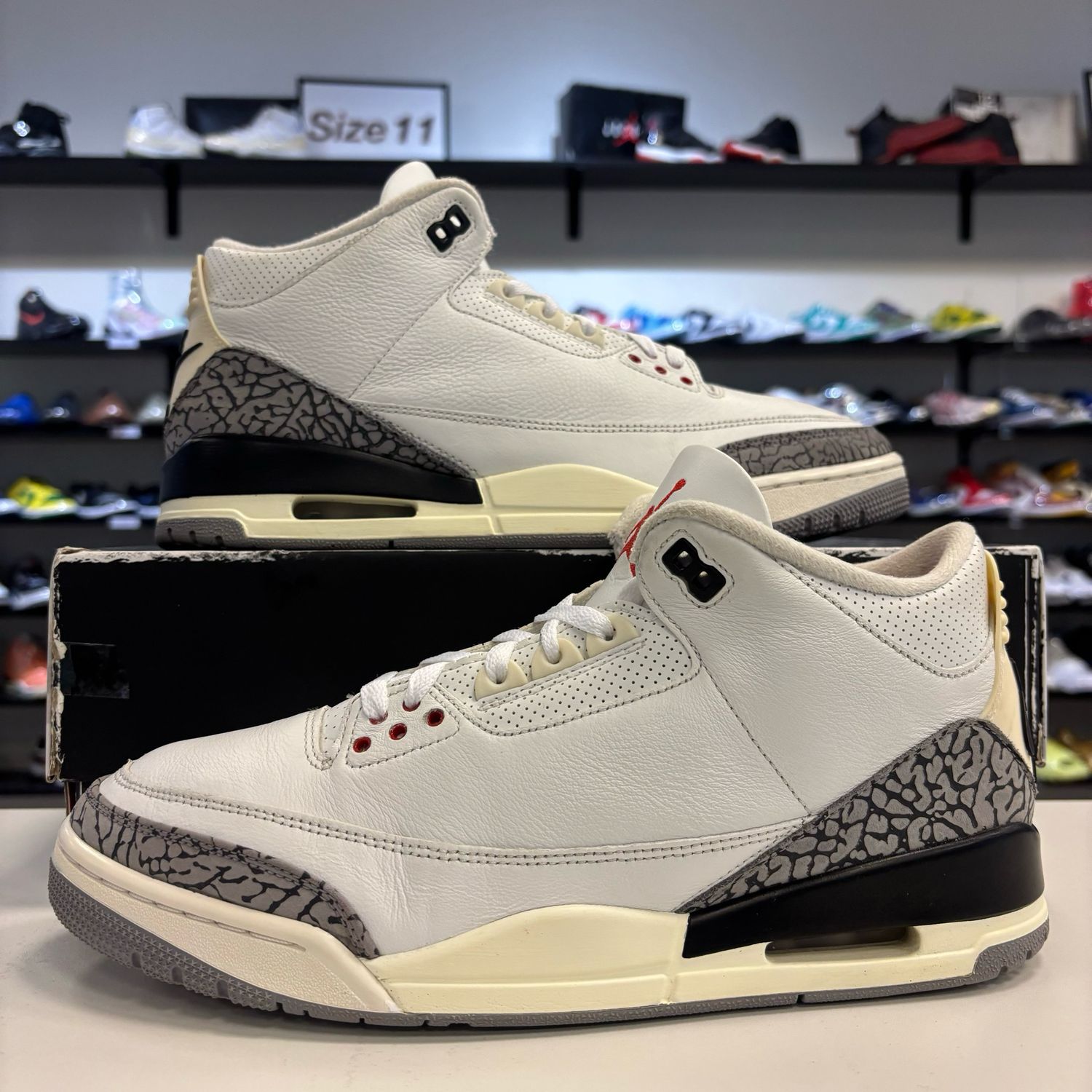 PO2 AIR JORDAN 3 WHITE CEMENT REIMAGINED SIZE 11.5