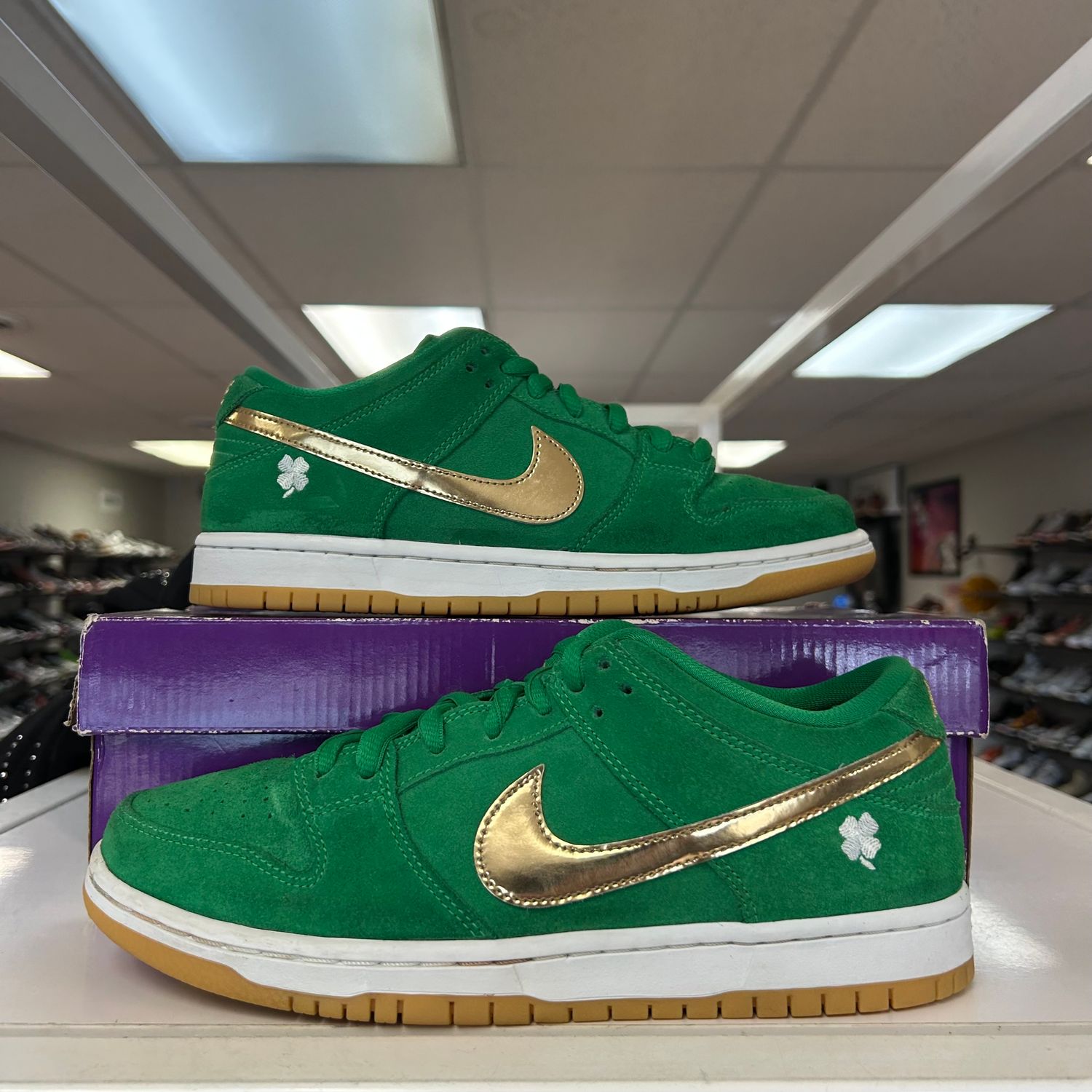 PO NIKE SB DUNK LOW PRO ST. PATRICKS DAY (2020) SIZE 8