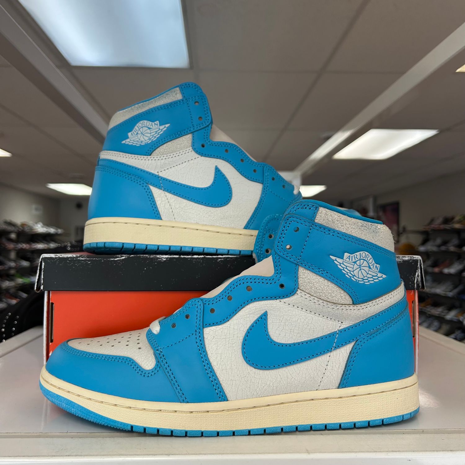 PO AIR JORDAN 1 RETRO HIGH OG UNC REIMAGINED SIZE 10