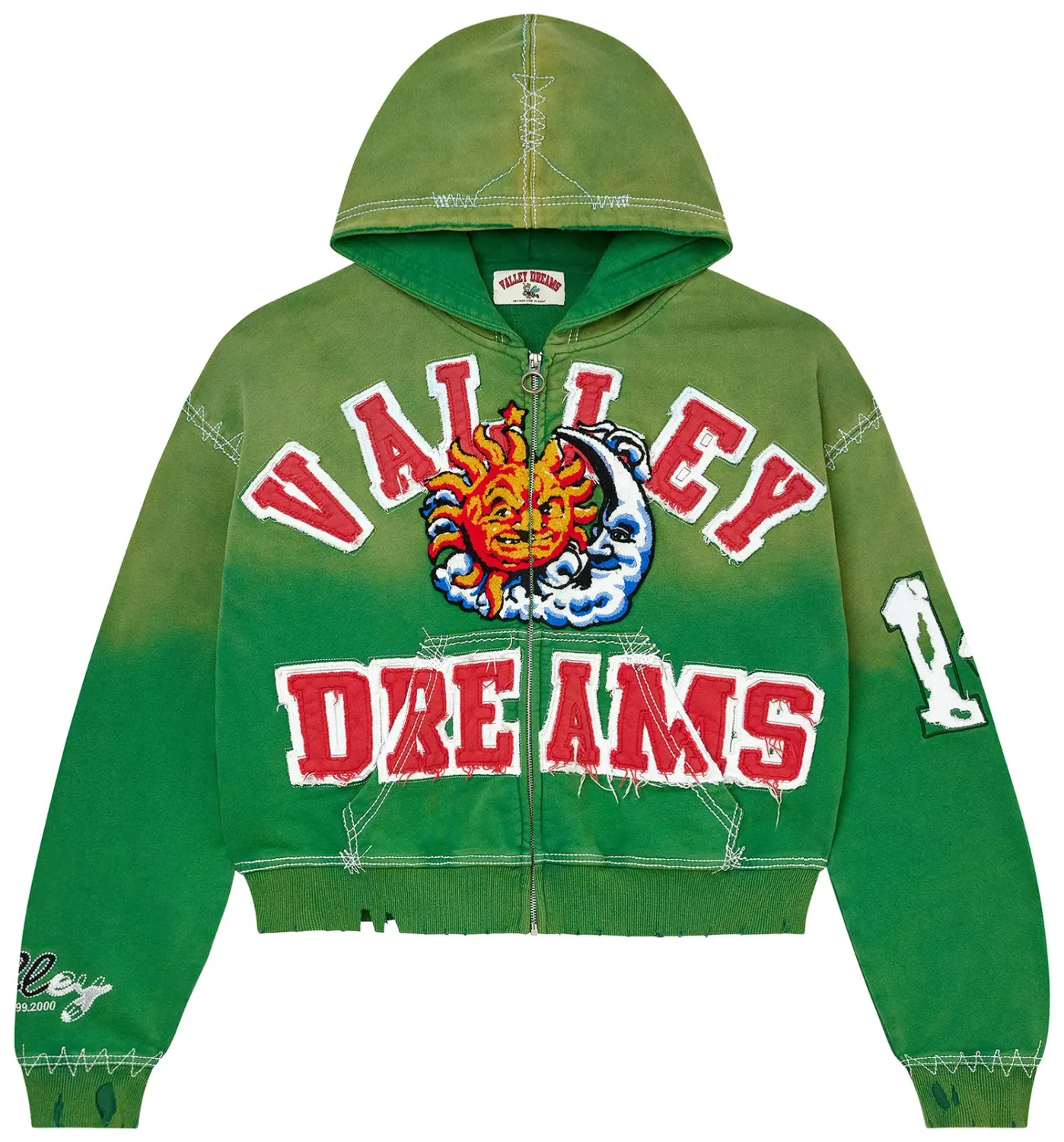 NEW VALE SUNNY ZIP UP GREEN