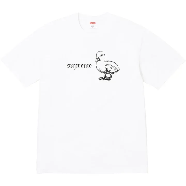 NEW SUPREME DUCK TEE WHITE
