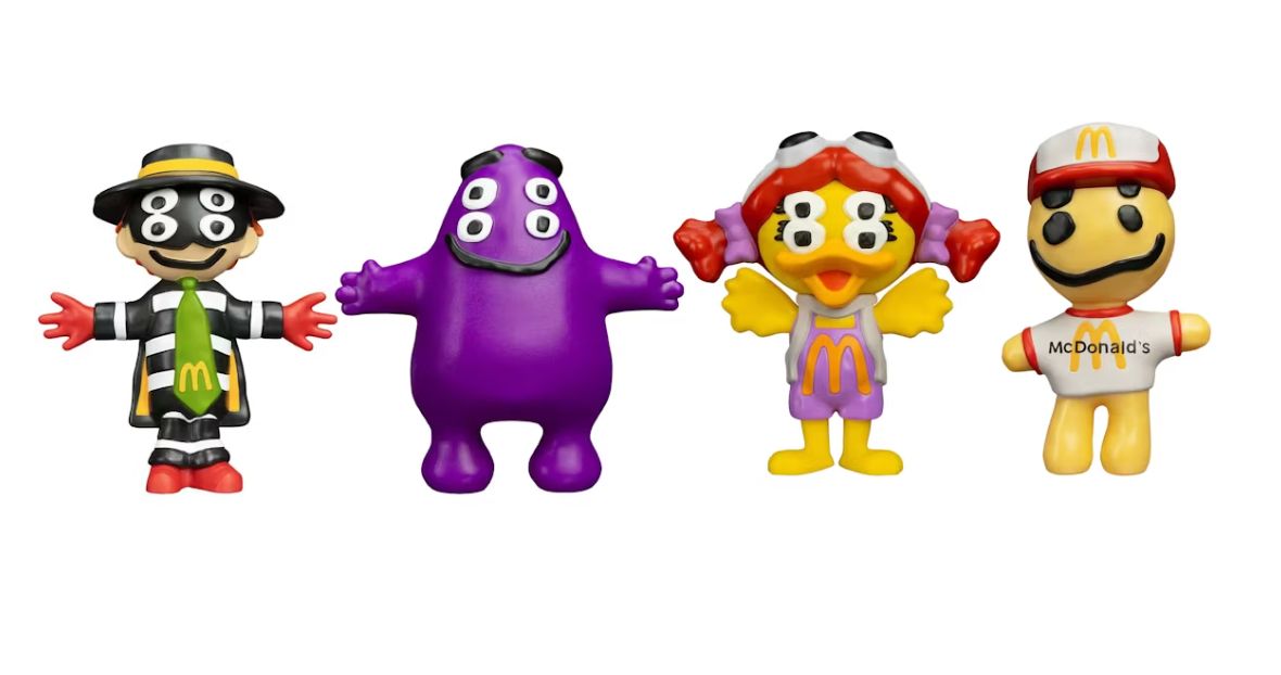 NEW CACTUS PLANT FLEA MARKET MCDONALDS TOYS (SET OF 4)