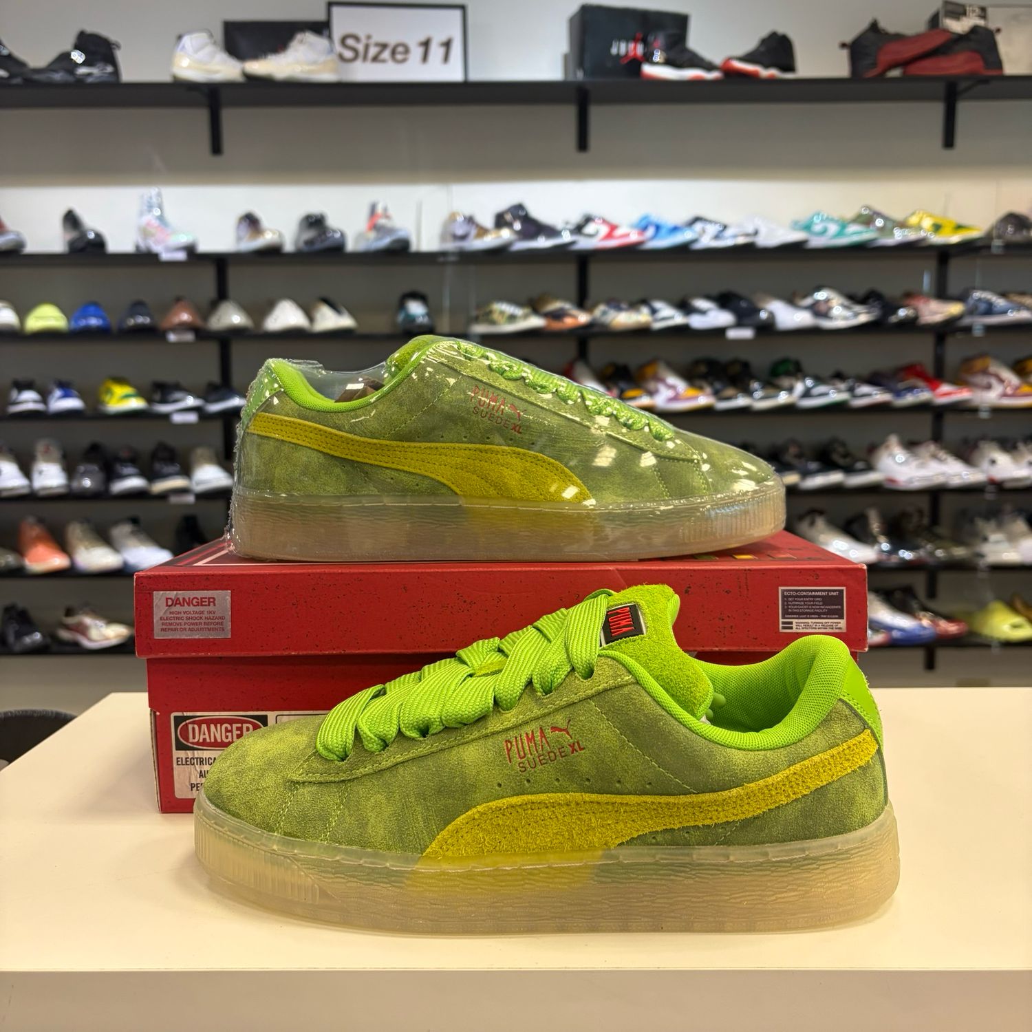 NEW PUMA SUEDE XL GHOSTBUSTERS SLIMER