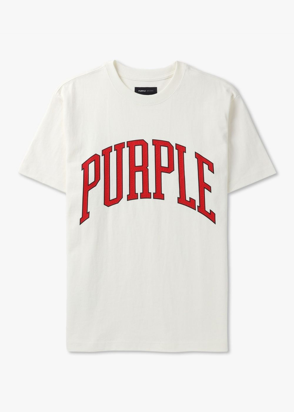 NEW PURPLE BRAND HEAVY JERSEY SS TEE CREAM SIZE XL