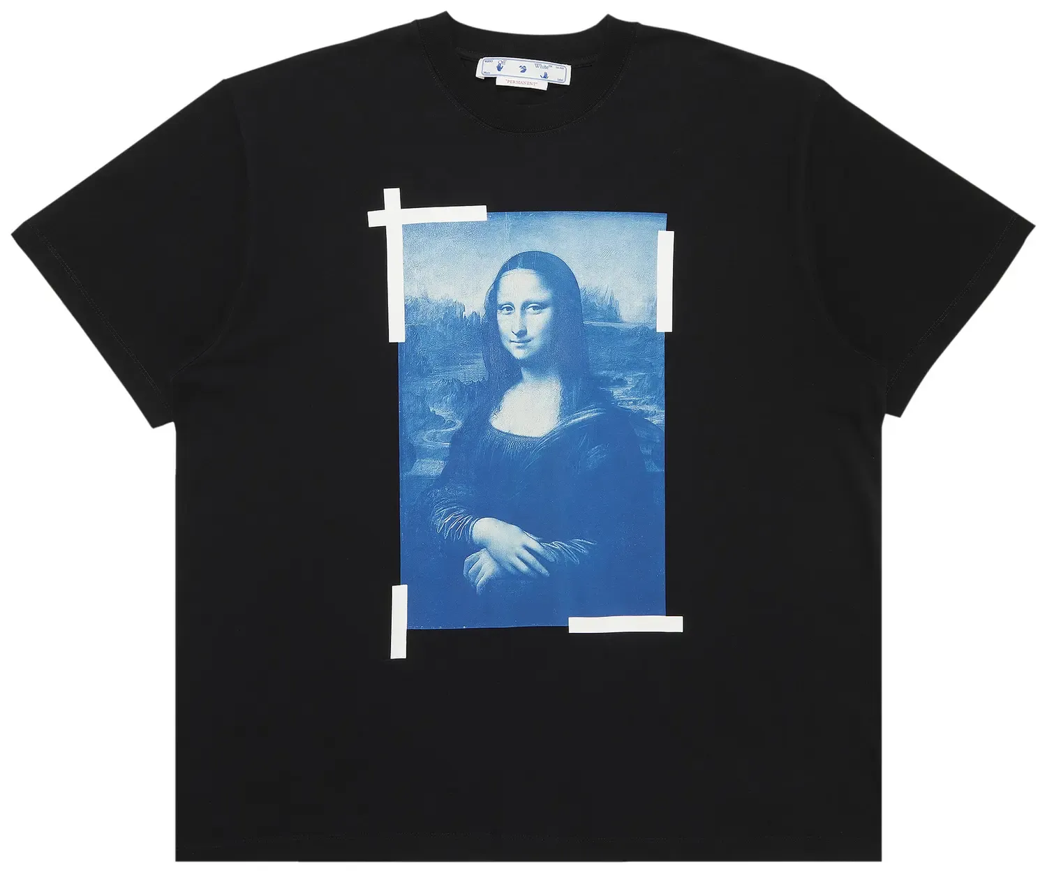 NEW OFF-WHITE MONALISA TEE BLACK SIZE LARGE