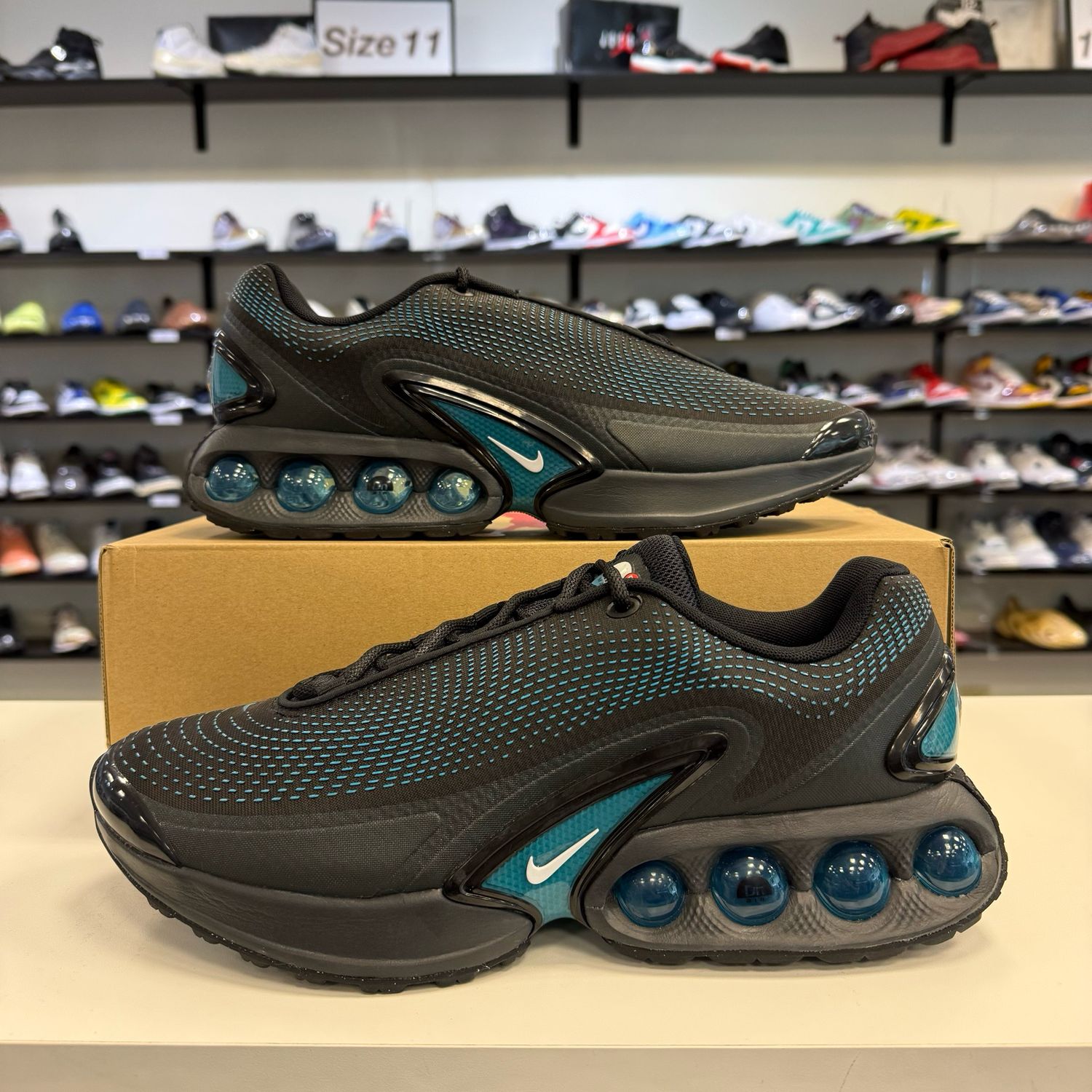 NEW (NO BOX) NIKE AIR MAX DN BLACK DUSTY CACTUS SIZE 12