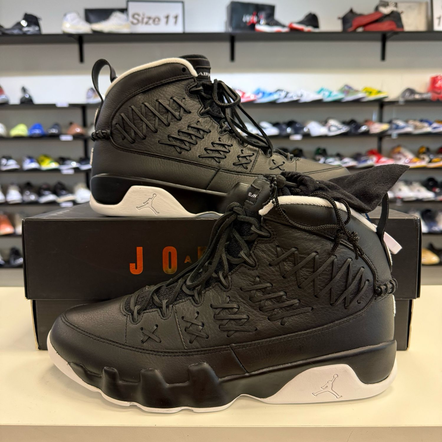 NEW AIR JORDAN 9 PINNACLE BASEBALL BLACK
