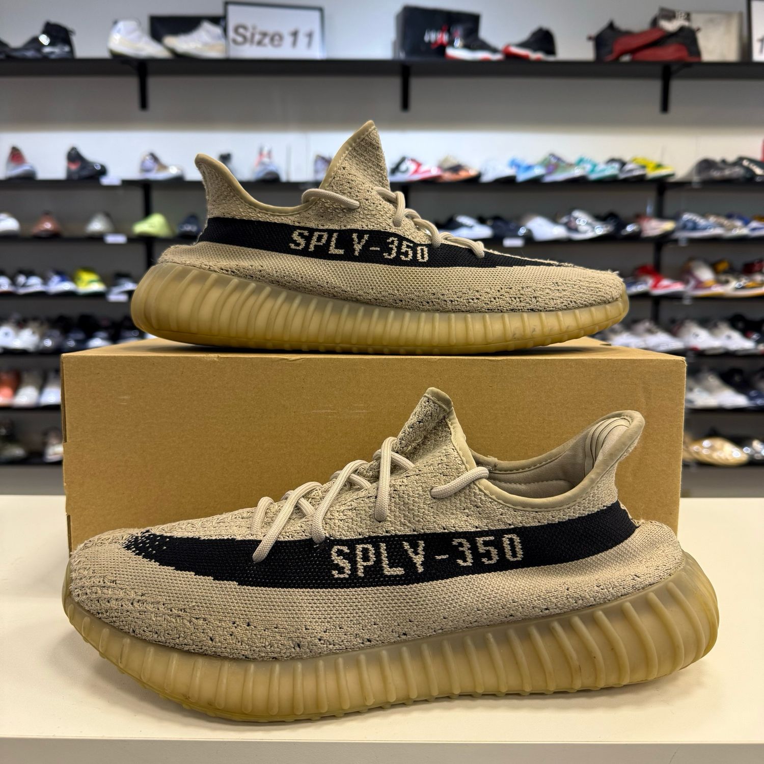 PO2 ADIDAS YEEZY 350 V2 SLATE SIZE 12