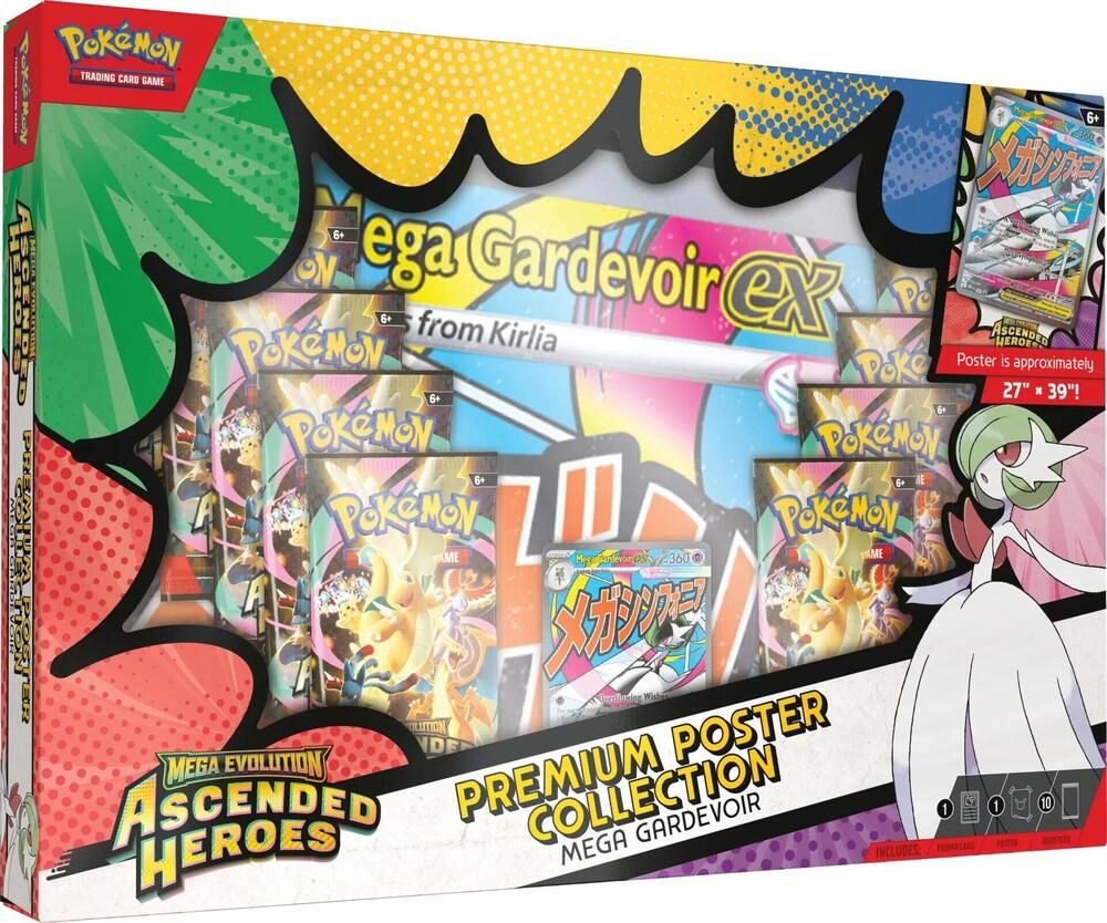 NEW POKEMON AH PREMIUM POSTER COLLECTION MEGA GARDEVOIR
