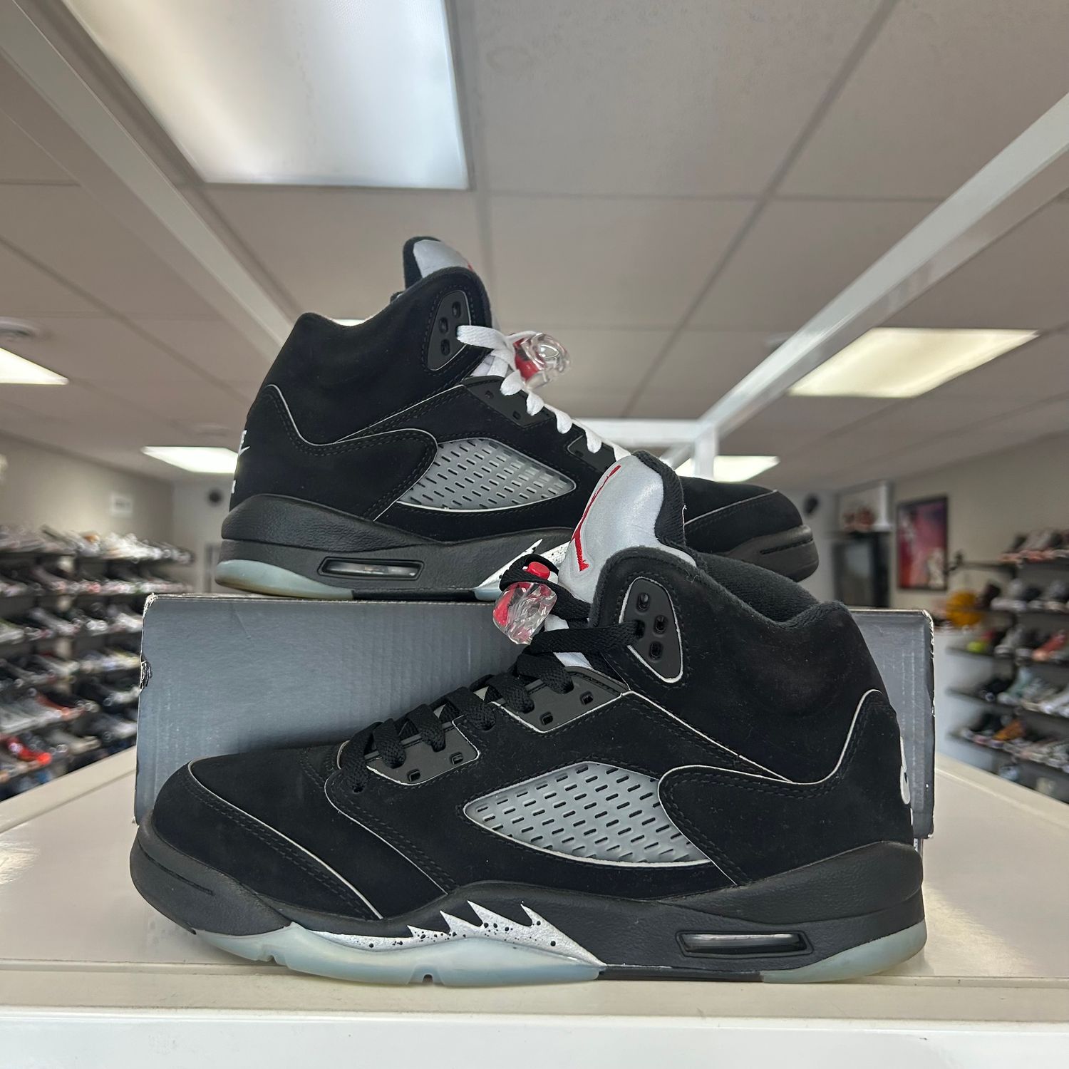 PO AIR JORDAN 5 RETRO OG BLACK METALLIC REIMAGINED (GS) SIZE 7
