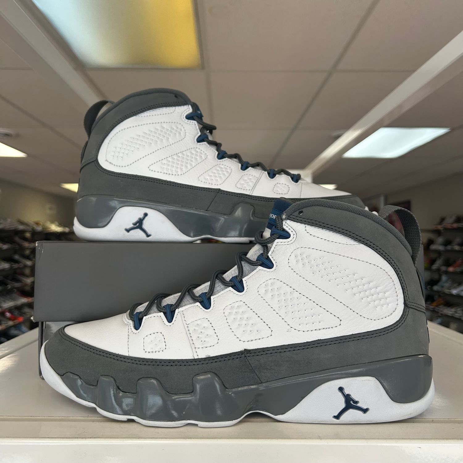 PO AIR JORDAN 9 RETRO FLINT GREY FRENCH BLUE (2026) SIZE 11