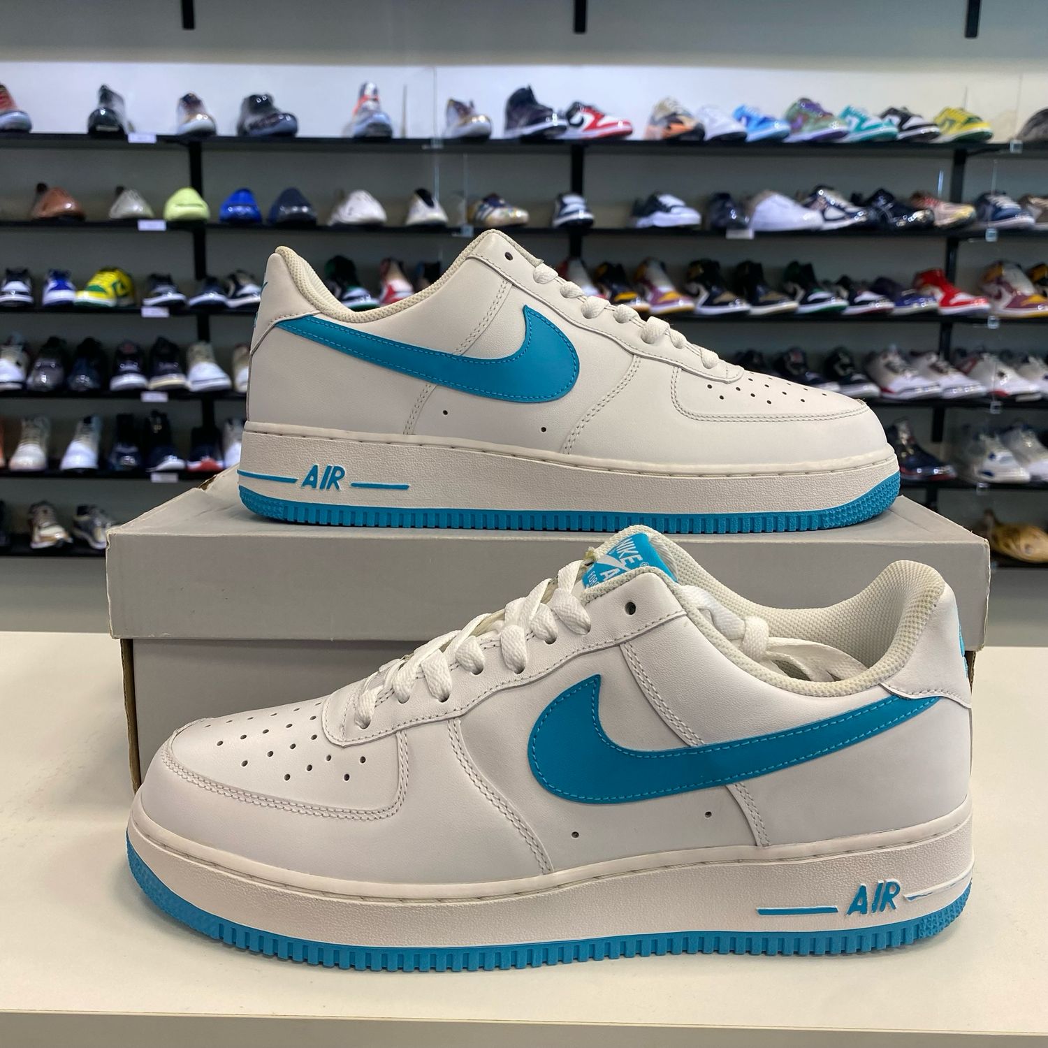PO NIKE AIR FORCE 1 LOW LIGHT PHOTO BLUE SIZE 10