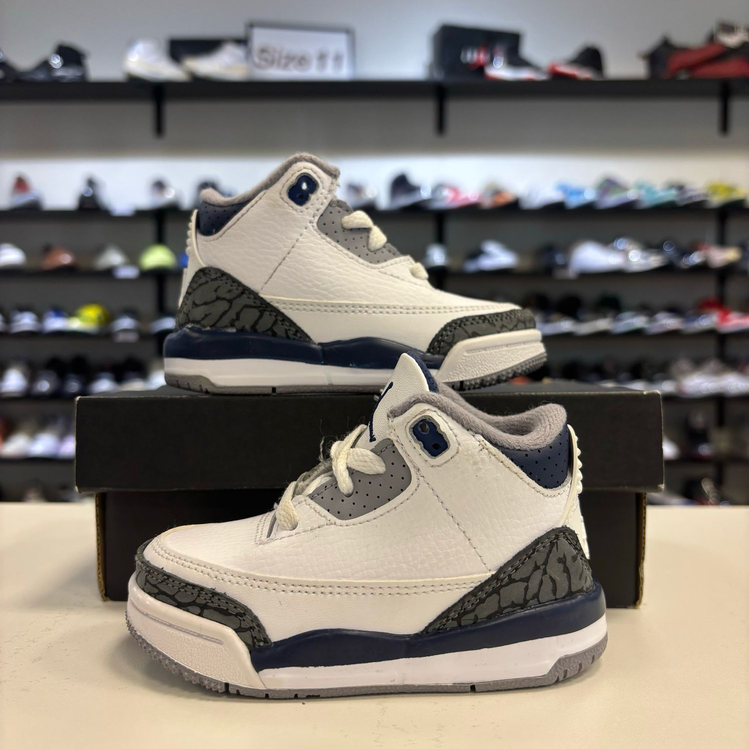 PO AIR JORDAN 3 RETRO MIDNIGHT NAVY (TD) 5C