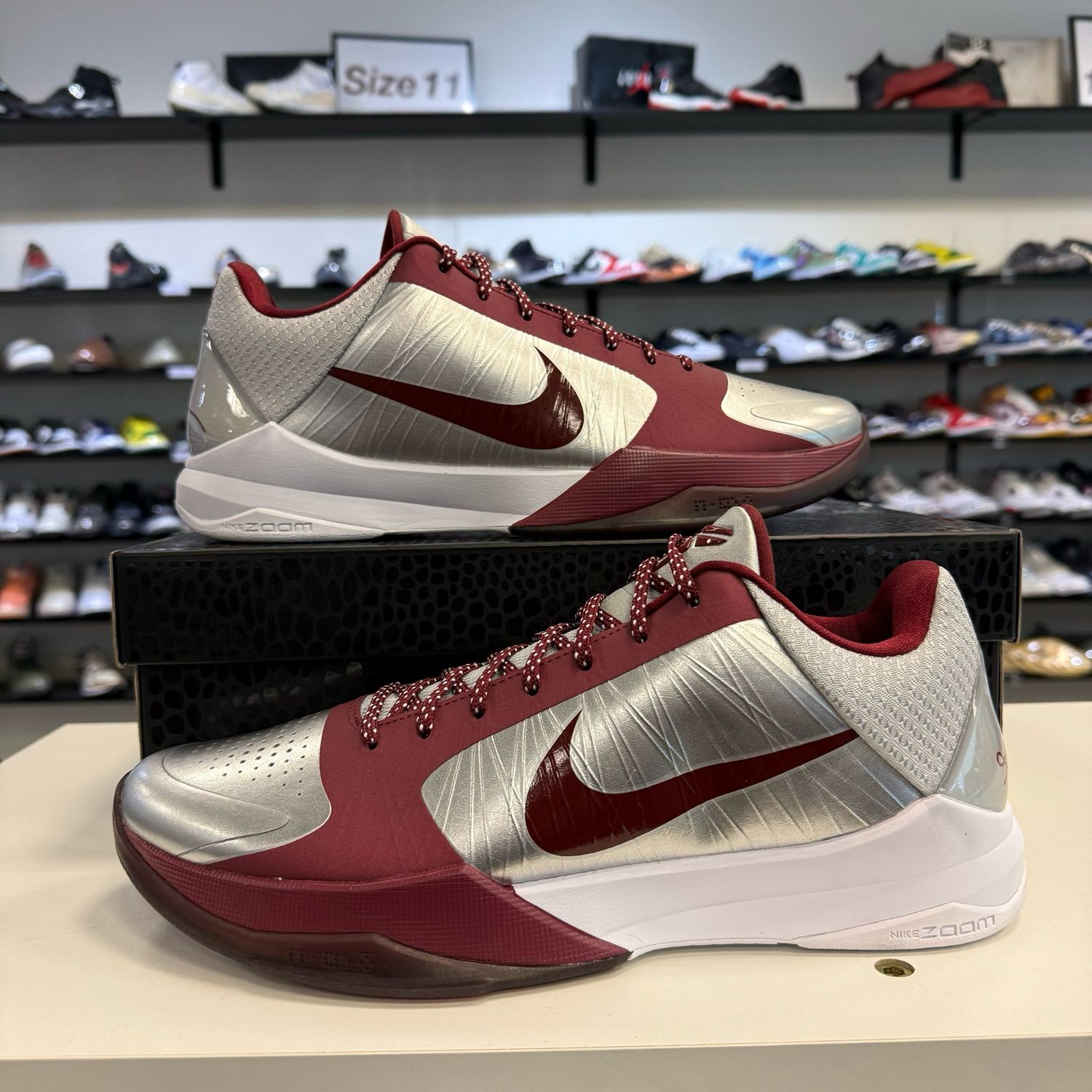 NEW NIKE KOBE 5 PROTRO LOWER MERION ACES AWAY