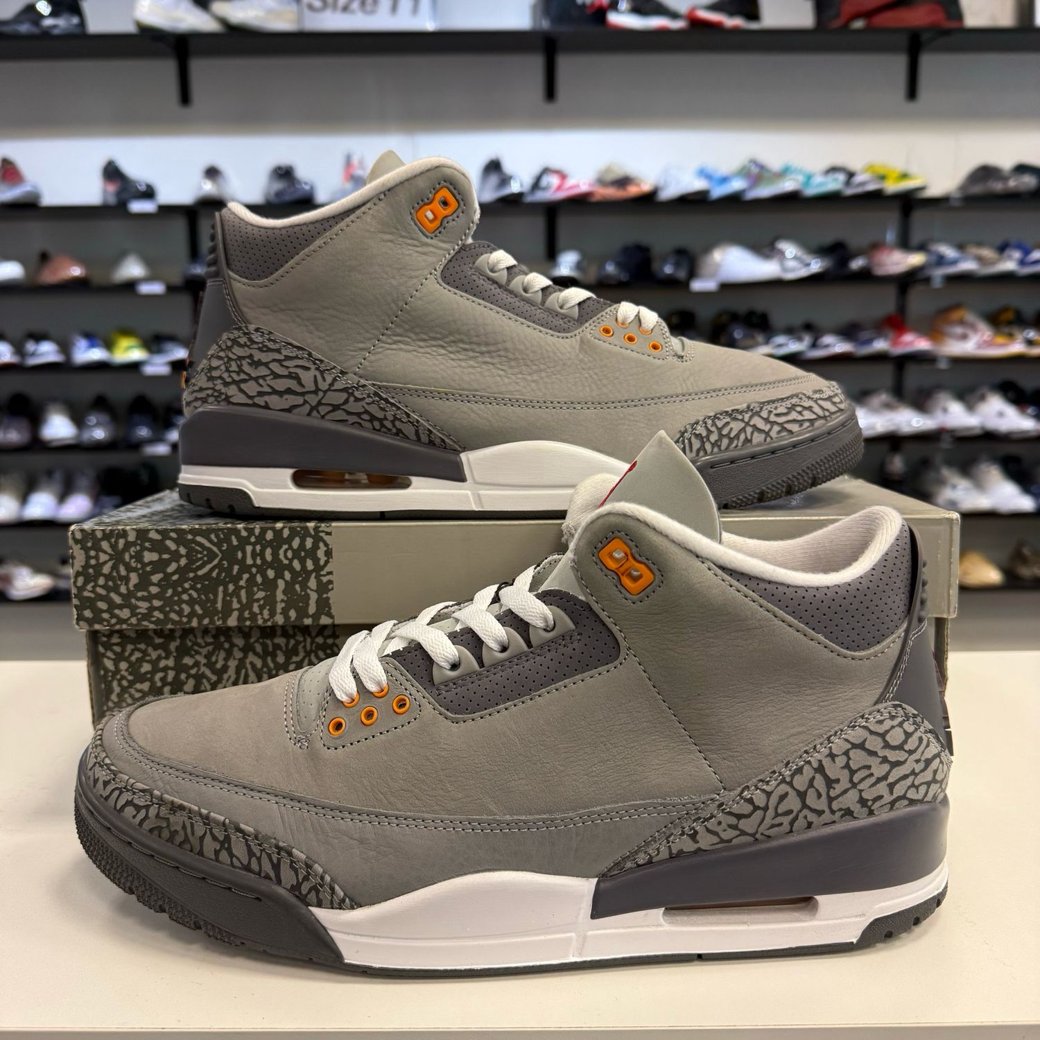 PO2 AIR JORDAN 3 COOL GREY (2021) SIZE 12
