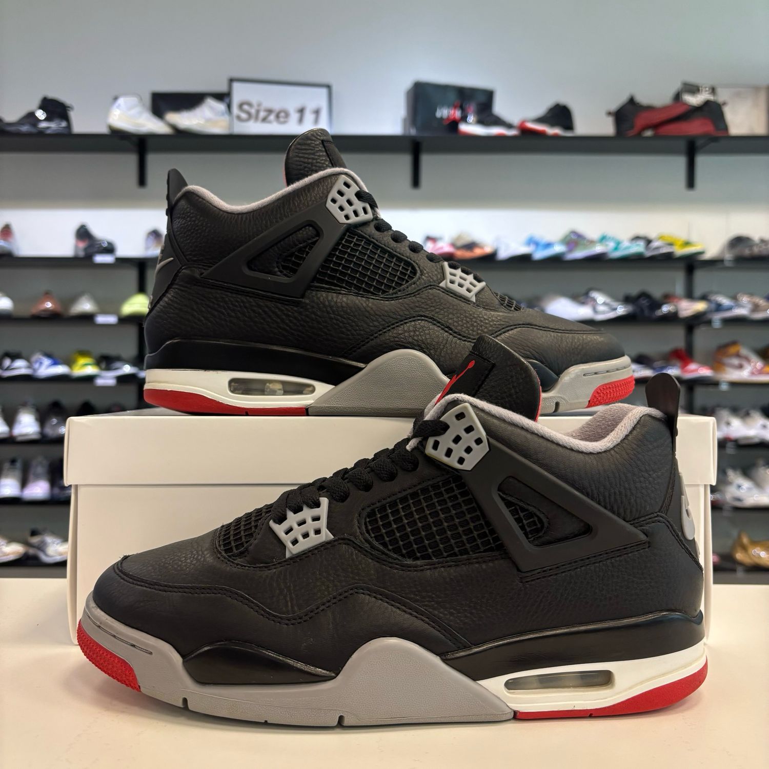 PO NB AIR JORDAN 4 BRED REIMAGINED SIZE 11