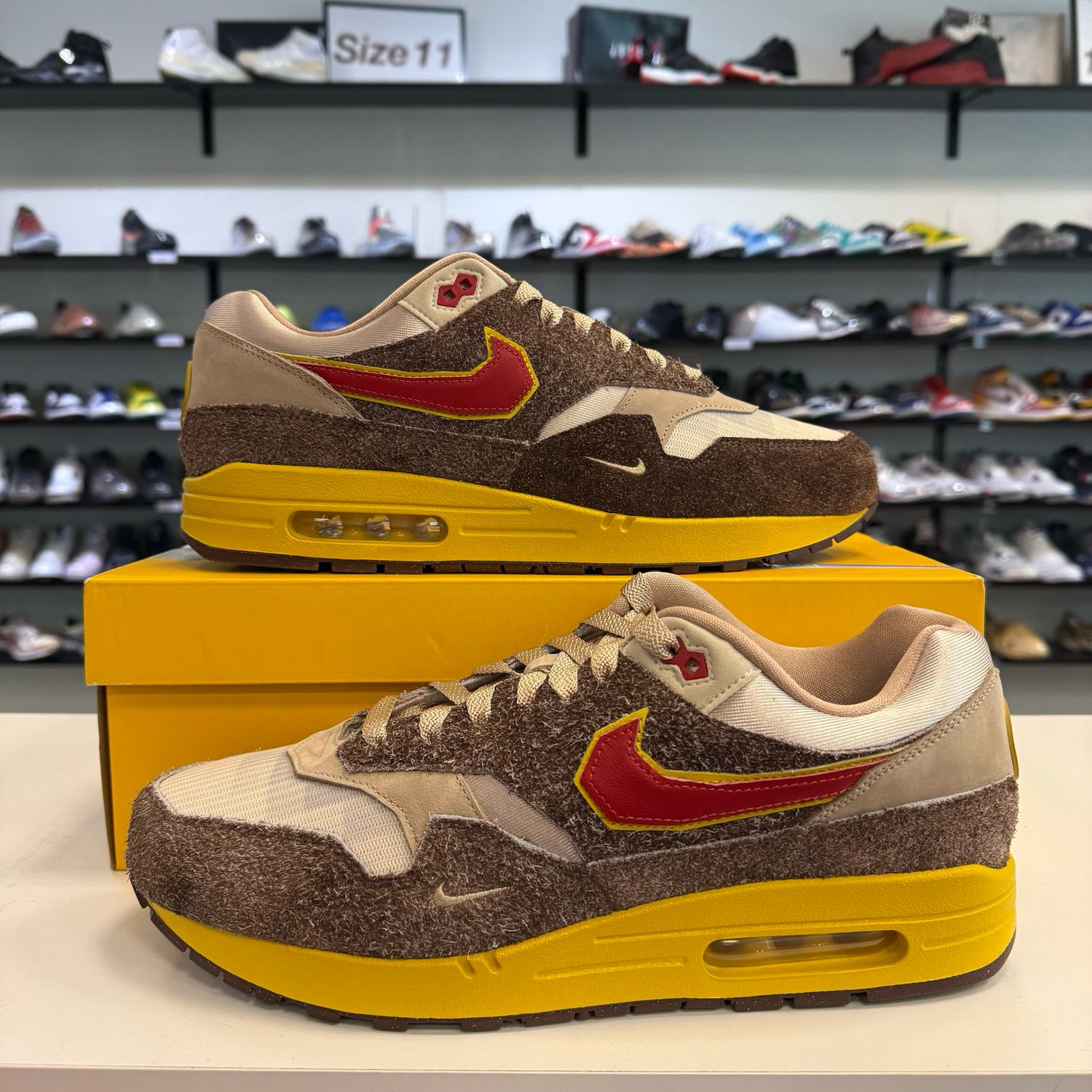 NEW NIKE AIR MAX 1 .SWOOSH BIG HEAD ORIGINS