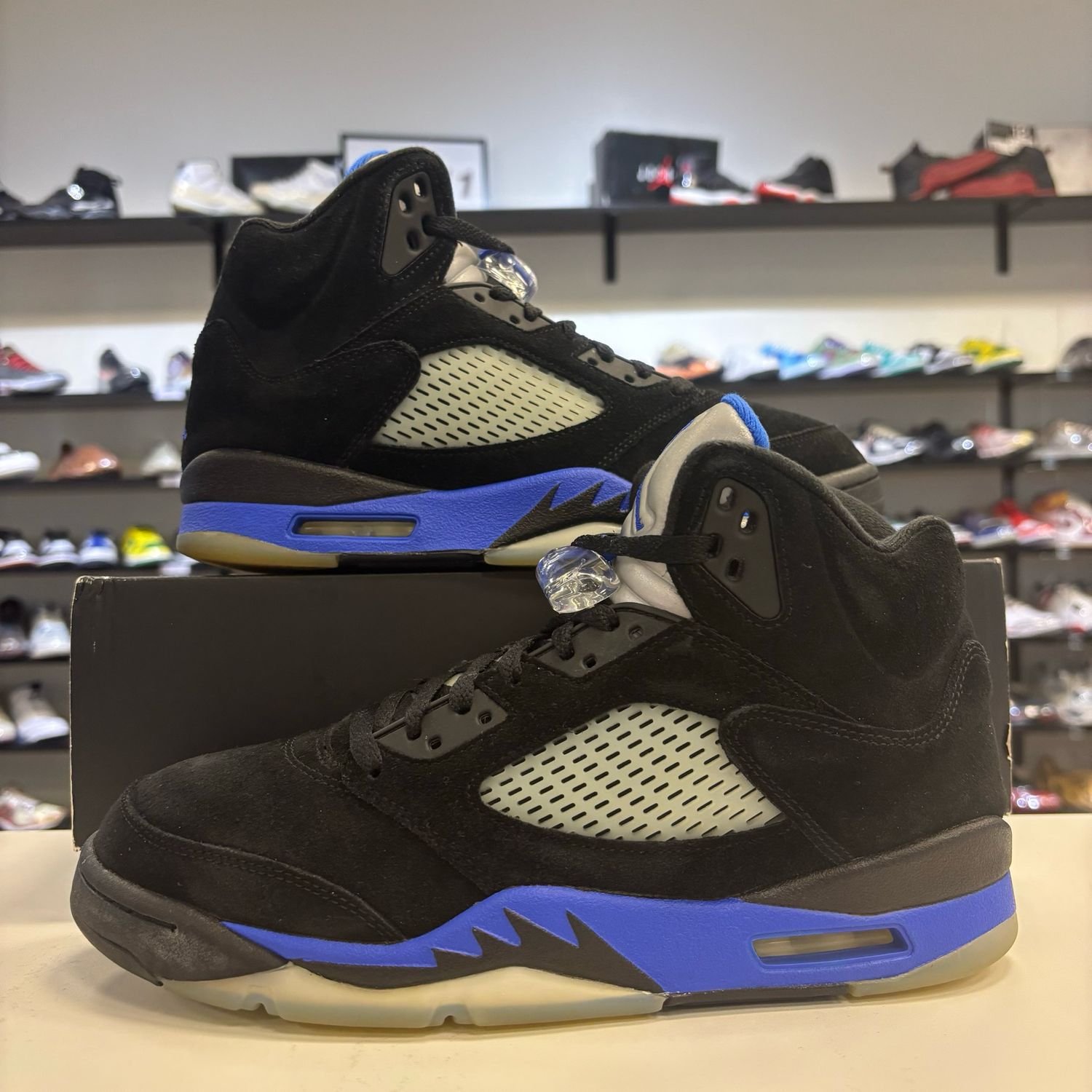 PO2 AIR JORDAN 5 RACER BLUE SIZE 10