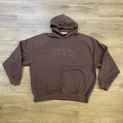 PO FOG ESSENTIALS HOODIE PLUM SIZE XL