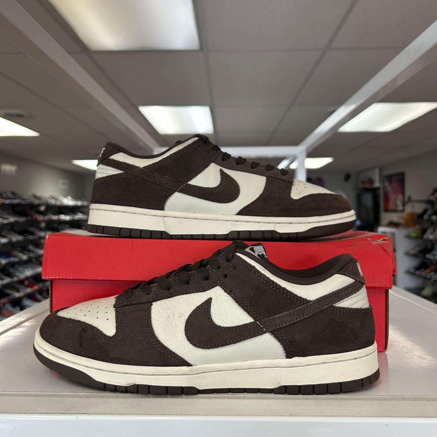 PO NIKE DUNK LOW RETRO SE PALE IVORY BAROQUE BROWN SIZE 9.5