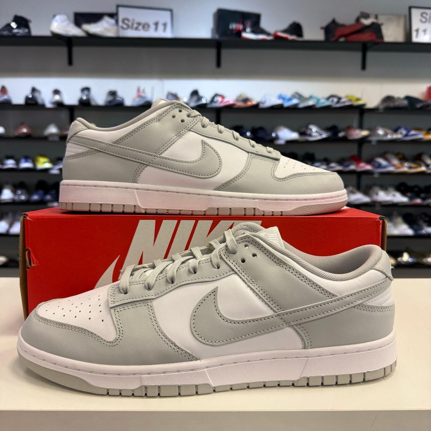 NEW NIKE DUNK LOW GREY FOG
