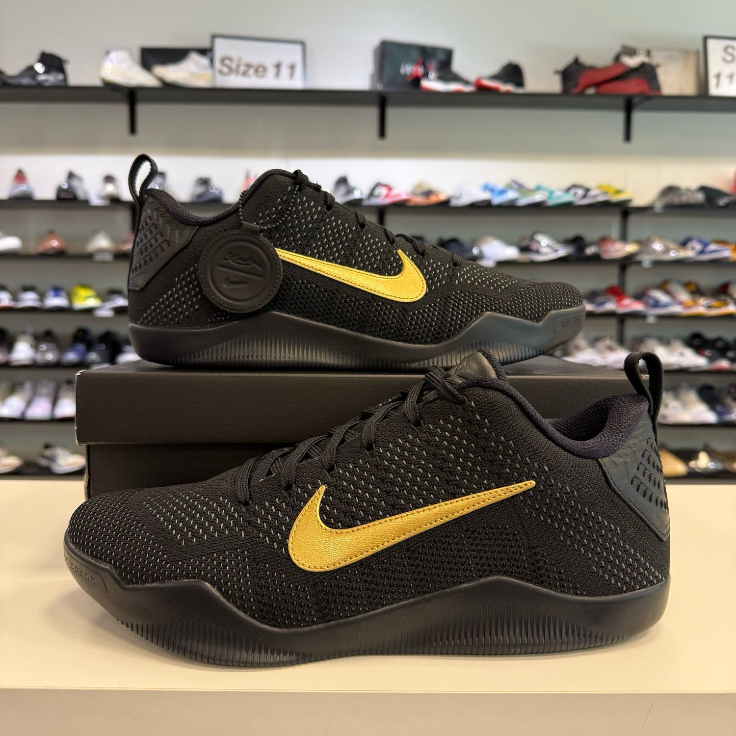 NEW NIKE KOBE 11 ELITE LOW PROTRO FADE TO BLACK